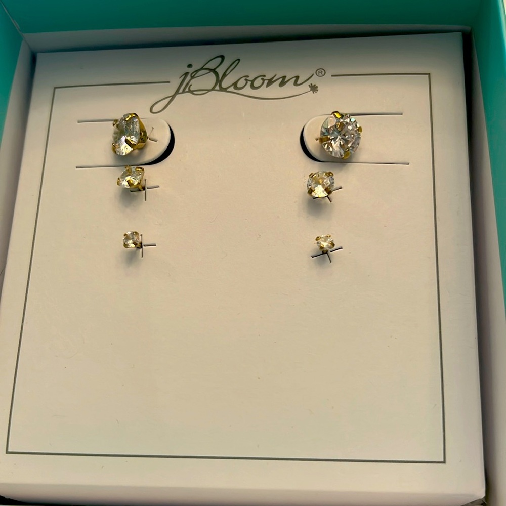 Set of 3 -JBloom Gold stainless steel- Nickle safe